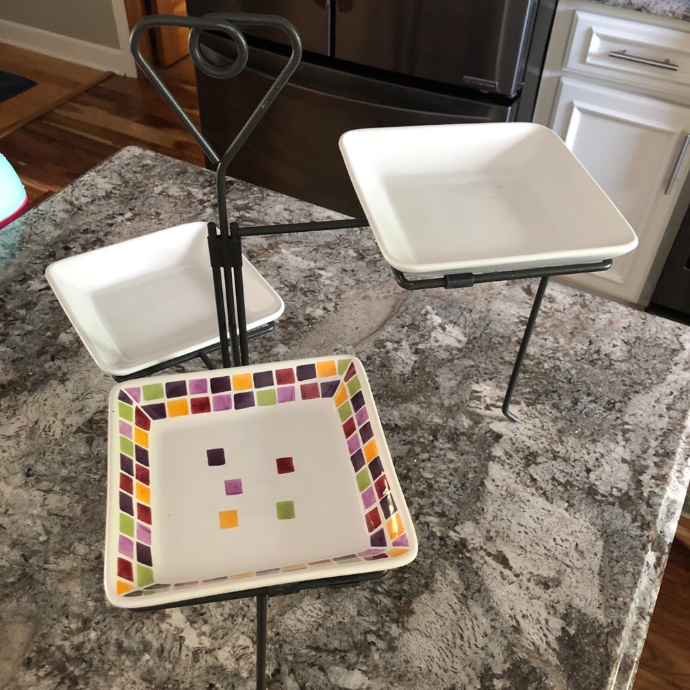 Simple Addition Entertaining Set Swivel Rack